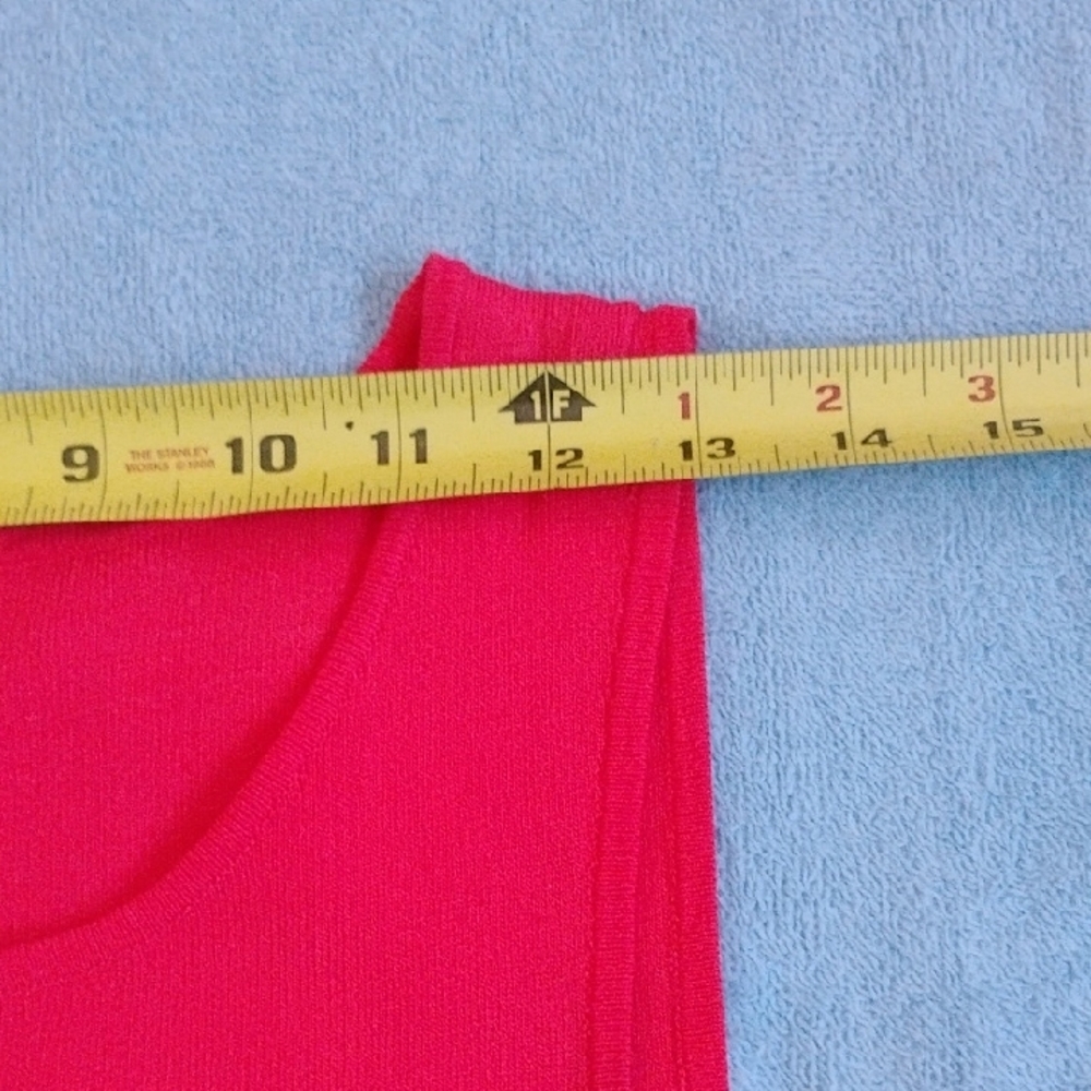 Cable & Gauge Orange Sleeveless Fitted Tank Top - Picture 7 of 8